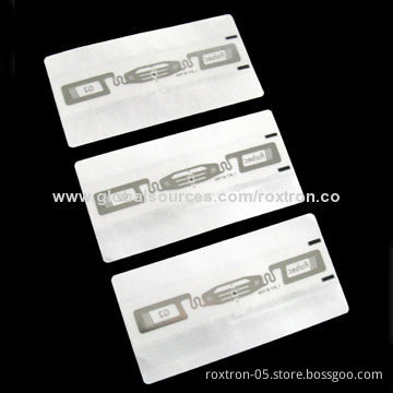 RFID UHF Label with Alien Inlays of 9620, 9640, 9650, 9662, 9654 and Ucode Gen2 XL/Gen2 XM